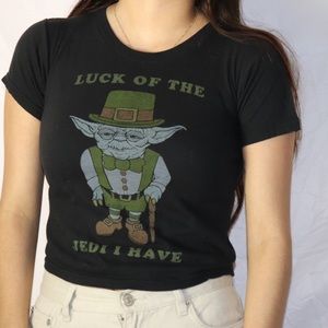yoda crop top